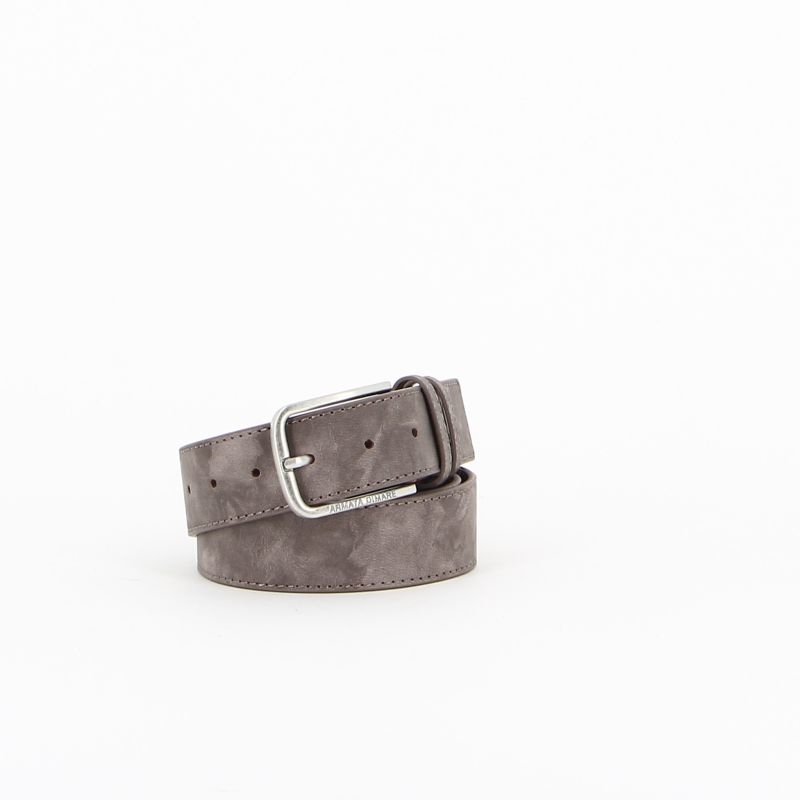 Product: ARMATA DI MARE - Cinta da uomo grigia in VERA PELLE