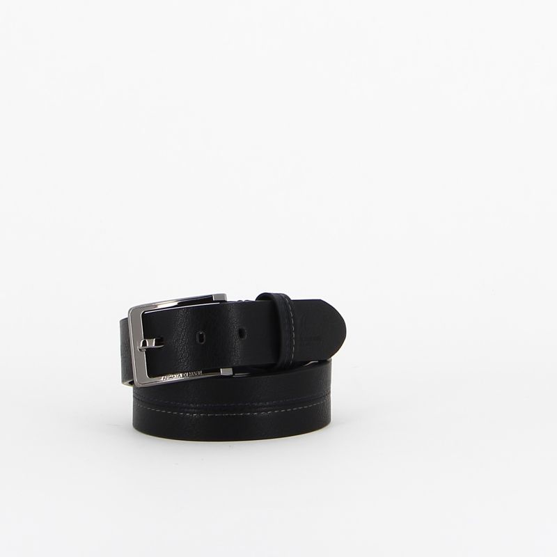 Product: ARMATA DI MARE - Cinta da uomo nera in VERA PELLE