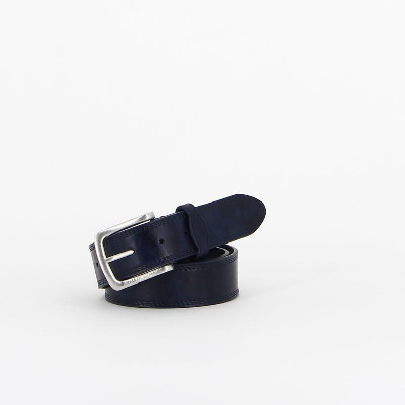 Product: ARMATA DI MARE - Cinta da uomo blu in VERA PELLE