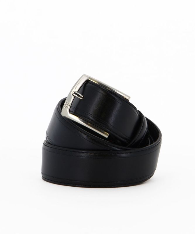 Product: RENATO BALESTRA - Cinta nera con fodera in VERA PELLE