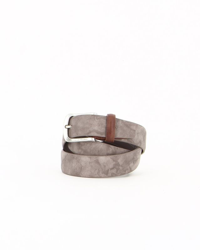 Product: RENATO BALESTRA - Cinta taupe con fodera in VERA PELLE