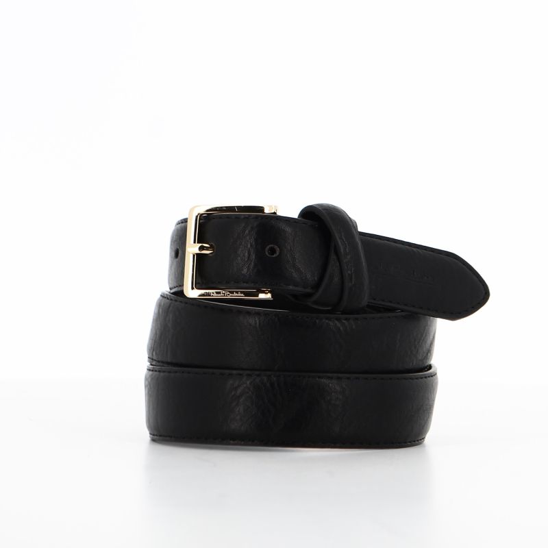 Product: RENATO BALESTRA - Cinta nera in VERA PELLE
