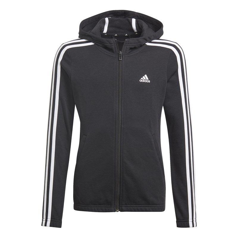 Product: ADIDAS - FELPA CON CAPPUCCIO ESSENTIALS 3-STRIPES - GQ8356 (1 of 4)