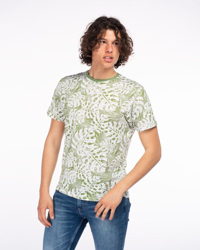 Product: UOMO TSHIRT MEZZA MANICA CON FOGLIE (1 of 3)