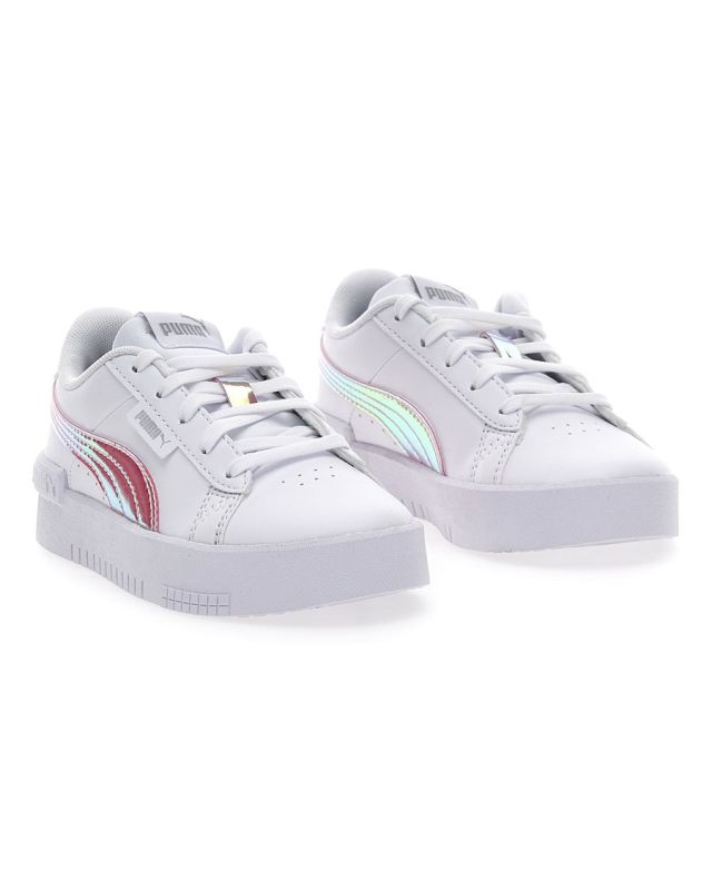 Product: PUMA - Sneakers da bambina bianca con dettagli metallizzati, numerata 28/35 - JADA HOLO PS (1 of 6)