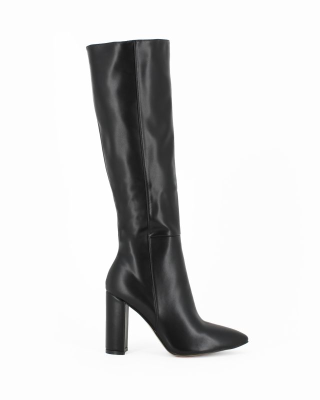Product: MISS GLOBO - Stivale nero a punta con zip laterale, tacco 9,5CM (1 of 15)