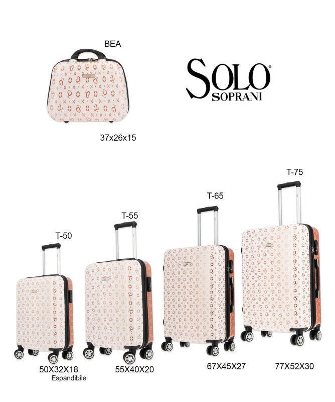 Product: SOLO SOPRANI - TROLLEY LATTE LOGGATO IN ABS 4 RUOTE (1 of 13)
