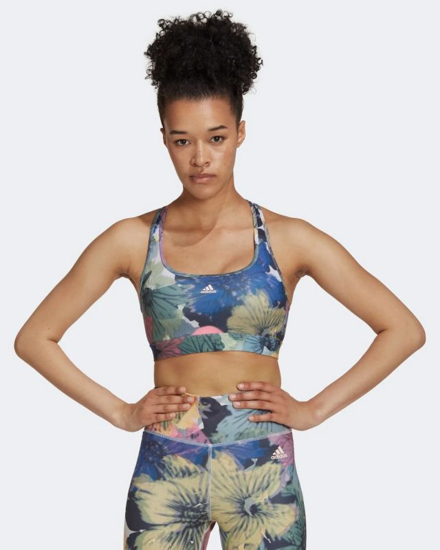 Product: ADIDAS - Reggiseno sportivo Powerreact Training Medium-Support Allover Print - HK2177 (1 of 7)