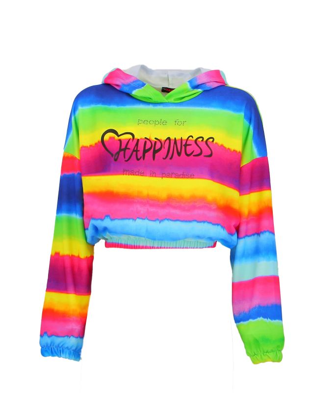 Product: PEOPLE FOR HAPPINESS MADE IN PARADISE - DONNA FELPA CON CAPPUCCIO (1 of 5)