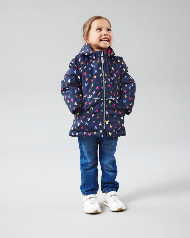 Product: NAME IT - BIMBA GIUBBINO NAVY FANTASIA CUORI CON CAPPUCCIO (1 of 6)