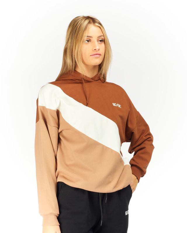 Product: ACDC - DONNA FELPA INVERNALE MULTICOLOR  CON CAPPUCCIO (1 of 6)