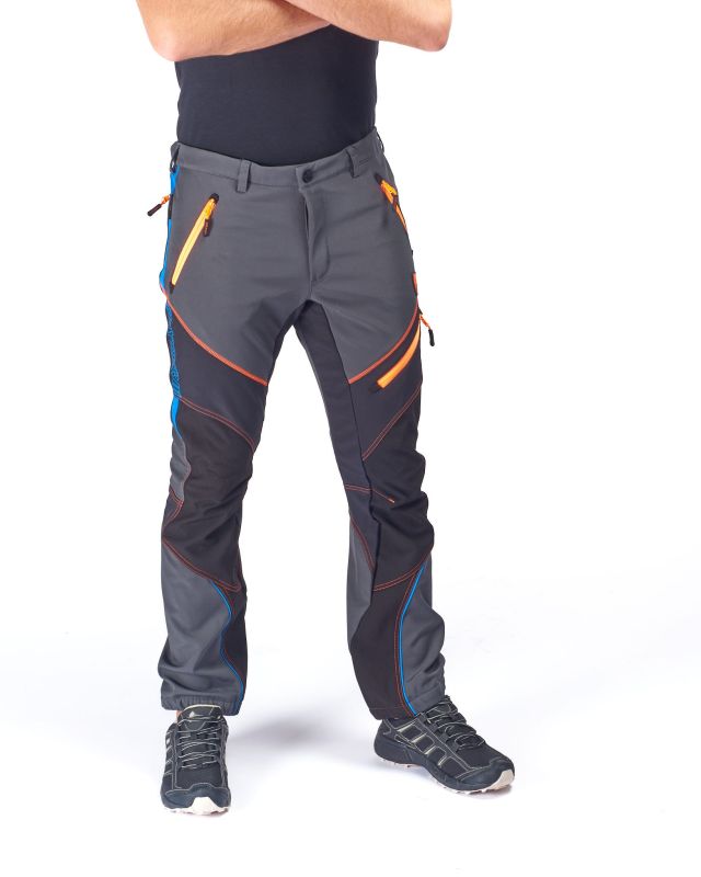 Product: UNIVERS - PANTALONE DA CACCIA GRIGIO SOFTSHELL U-TEX IMPERMEABILE (1 of 4)