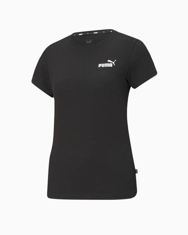 Product: PUMA - TSHIRT MEZZA MANICA  NERA ESSENTIAL SMALL LOGO TEE  DA DONNA - 586776-01 (1 of 2)