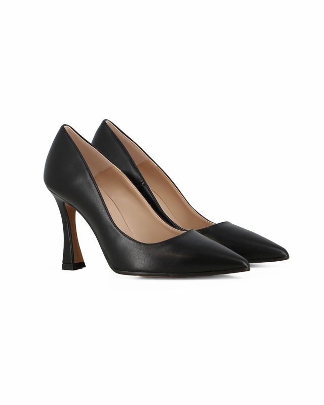 Product: MISS GLOBO - Décolleté nera MADE IN ITALY, tacco 9CM (1 of 12)