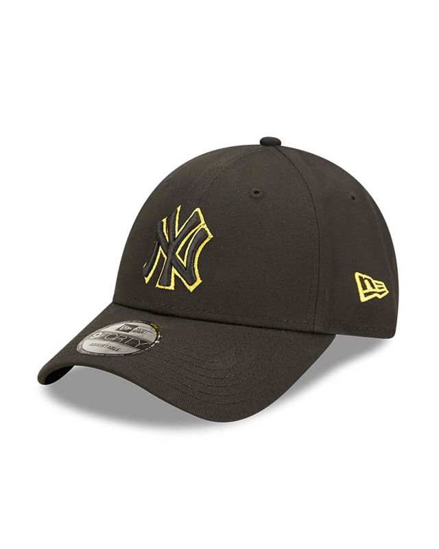 Product: NEW ERA - Cappello nero regolabile con logo giallo - 9 FORTY (1 of 4)