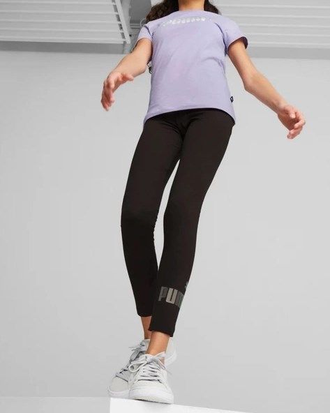 Product: PUMA - Leggins neri con logo metallizzato (1 of 5)