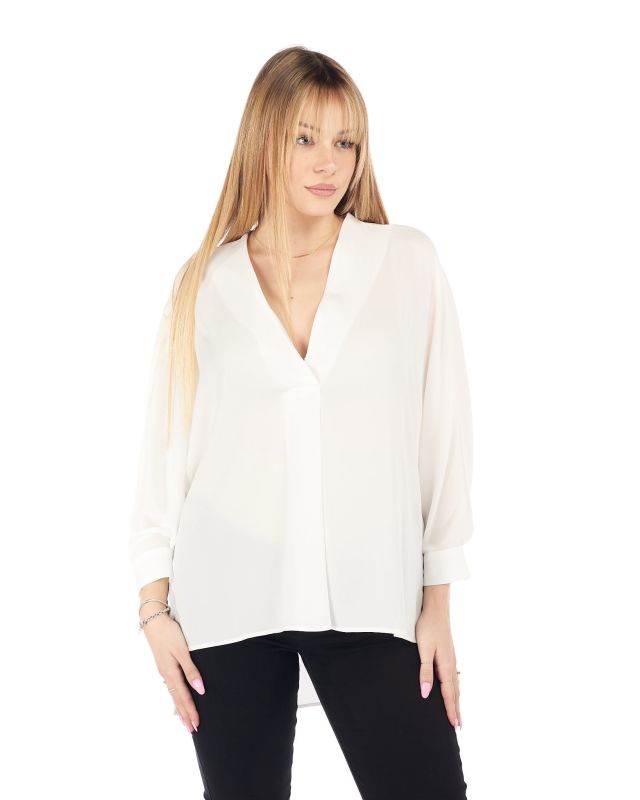 Product: PAQUITA - CAMICIA MANICA LUNGA SCOLLO V (1 of 3)