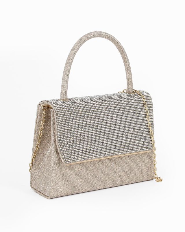 Product: MISS GLOBO - BUSTINA IN LUREX PLATINO CON STRASS SULLA PATTA E MANICHETTO (1 of 4)