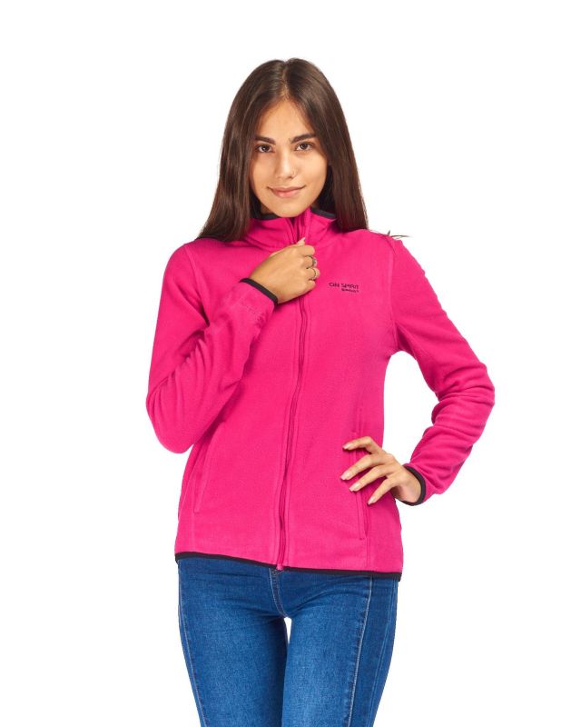 Product: ON SPIRIT - PILE DONNA FULL ZIP FUXIA - LUANA (1 of 5)