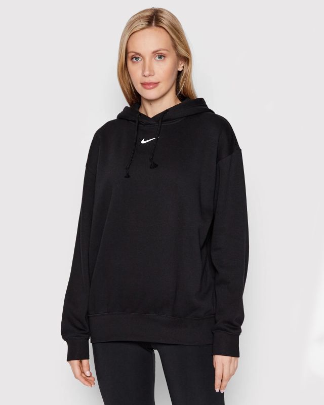 Product: NIKE - Felpa da donna nera con cappuccio (1 of 3)
