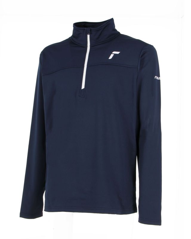 Product: REUSCH - Maglia termica blu da uomo a maniche lunghe con mezza zip frontale (1 of 4)