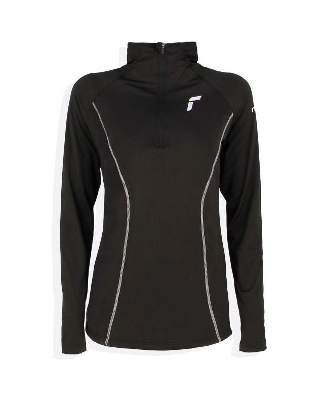 Product: REUSCH - Maglia termica da donna a maniche lunghe con mezza zip frontale (1 of 4)