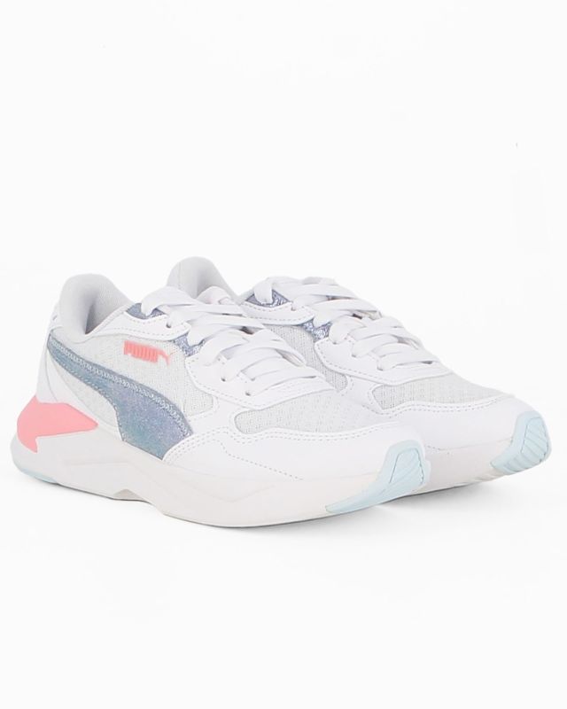 Product: PUMA - Sneaker bianca e rosa con logo metallizzato, numerata 36/39 - X RAY SPEED LITE BLINK JR (1 of 4)