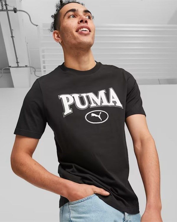 Product: PUMA - T shirt da uomo nera con logo bianco (1 of 2)