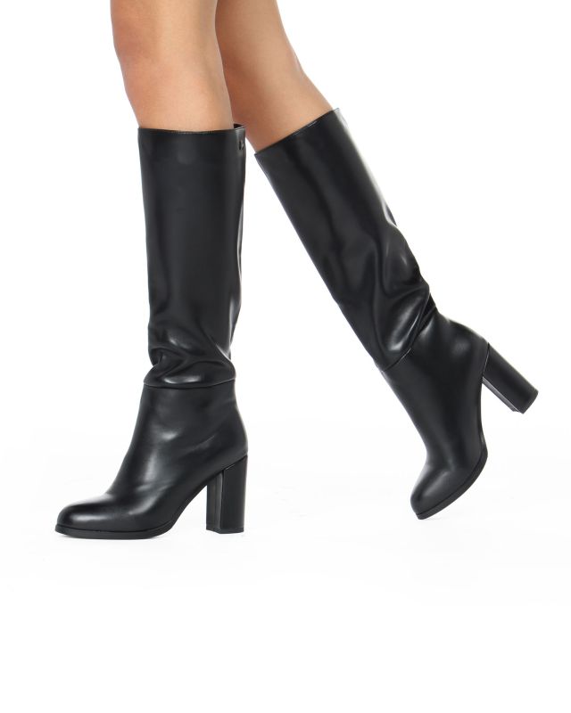Product: MISS GLOBO - Stivale nero alto tacco 9,5cm (1 of 4)