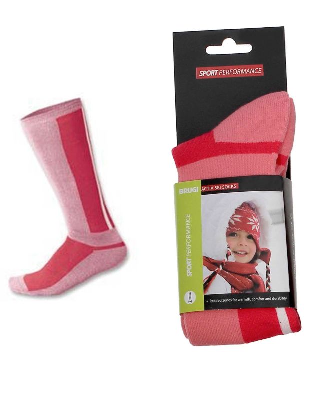 Product: BRUGI - Calza sci rosa da bambina