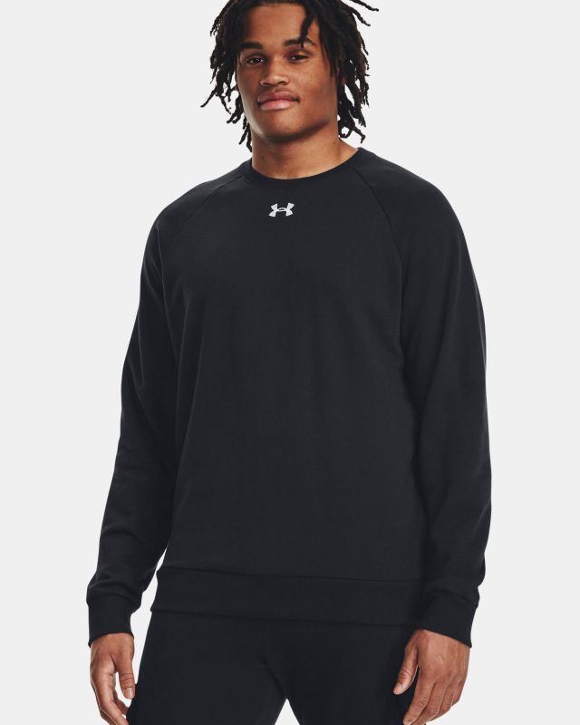 Product: UNDER ARMOR - Felpa da uomo nera con logo bianco (1 of 6)