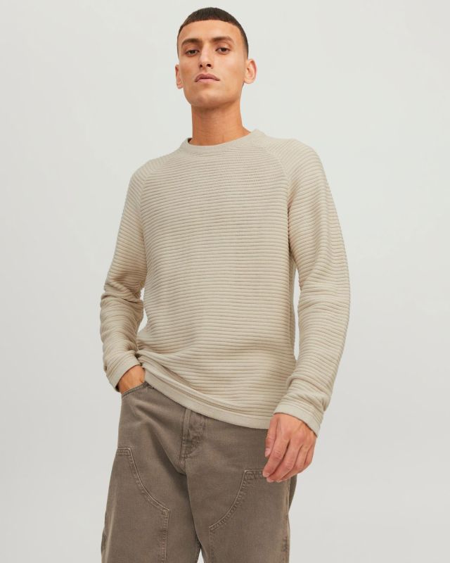 Product: JACK&JONES - MAGLIA PULLOVER BIANCA DA UOMO (1 of 5)
