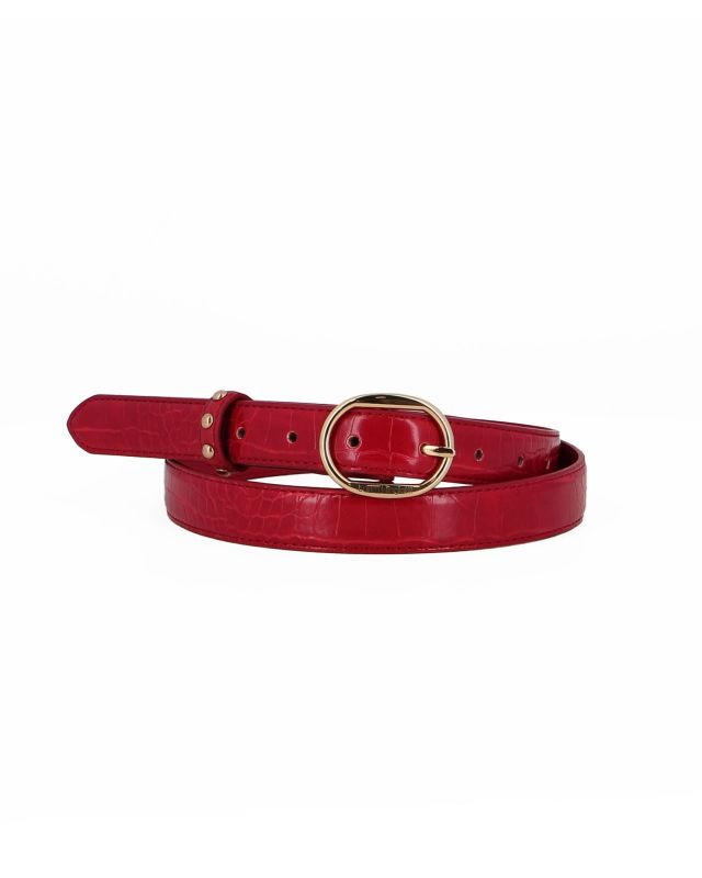 Product: LAURA BIAGIOTTI - Cinta da donna in cocco rossa (1 of 3)