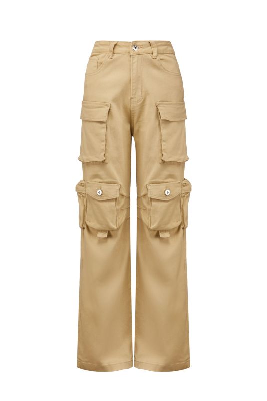 Product: BACHATA - Pantalone cargo da donna nero (1 of 2)