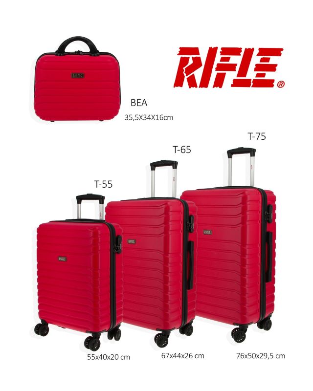 Product: RIFLE - TROLLEY ROSSO IN ABS 4 RUOTE (1 of 6)