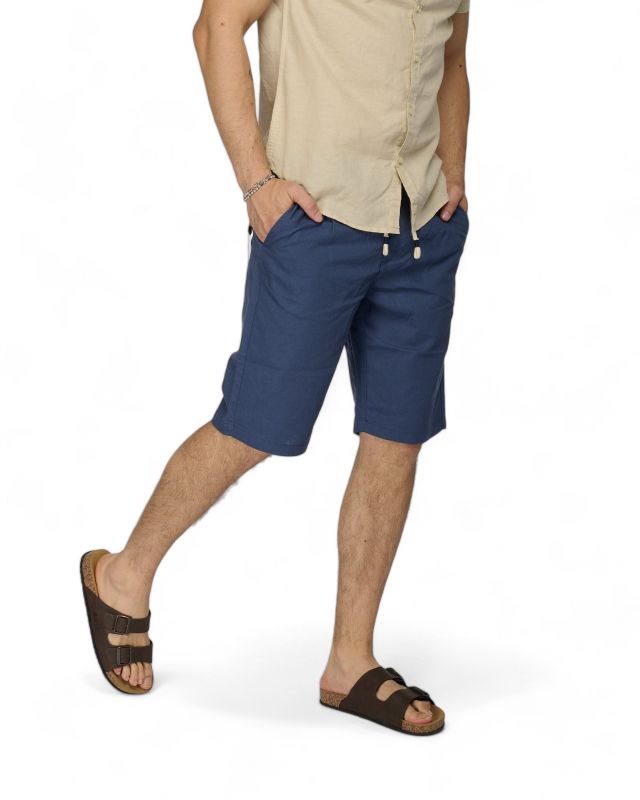Product: YELLOW DOG - BERMUDA DA UOMO BLU TASCA AMERICA CON LACCIO (1 of 8)