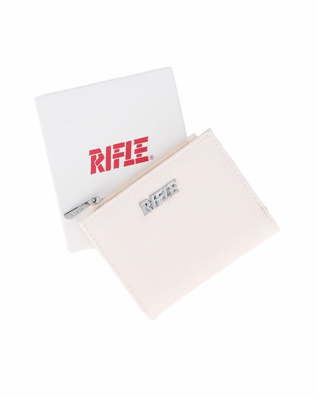 Product: RIFLE - Portafoglio beige da donna con logo (1 of 4)