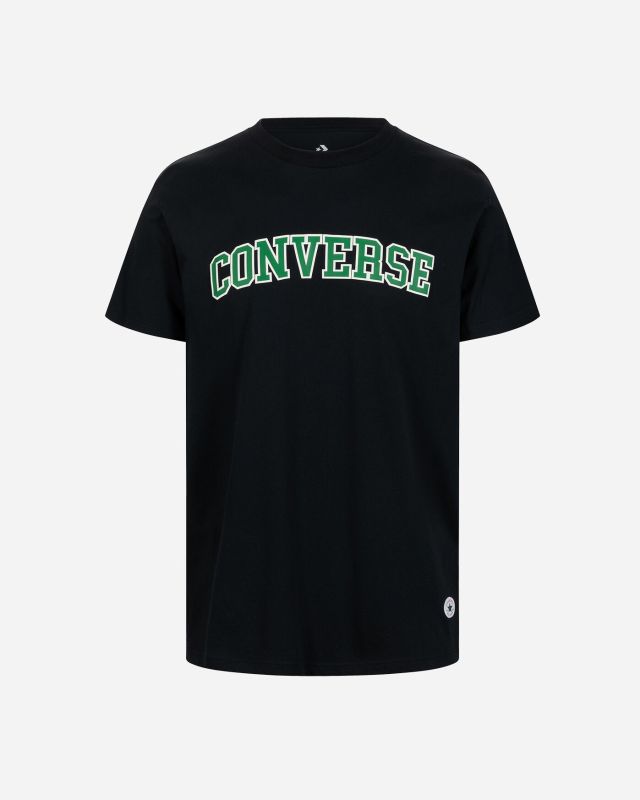 Product: CONVERSE - T-SHIRT DA UOMO NERA TEE BLACK - 10027043_A01 (1 of 2)
