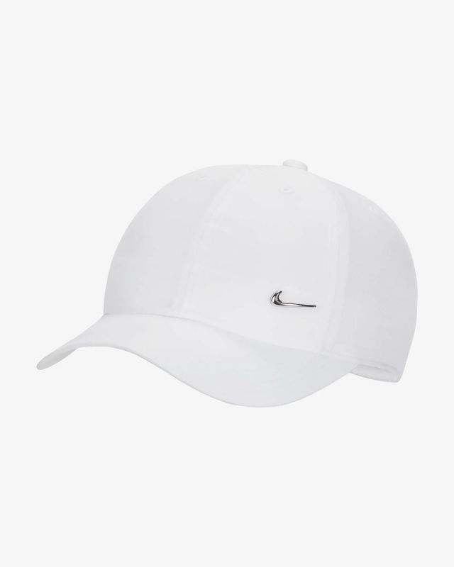 Product: NIKE - Cappello bianco regolabile da bambino con logo metallizzato (1 of 2)