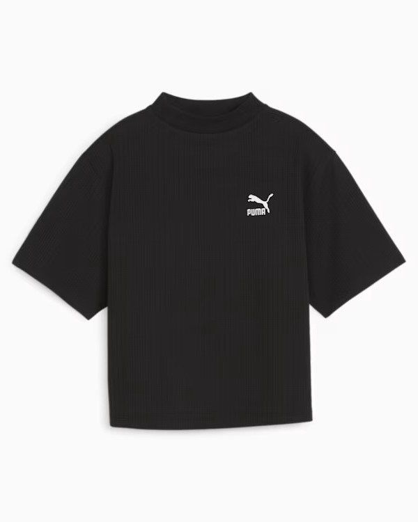 Product: PUMA - T-SHIRT CLASSIC RIBBED RELAXED MOCK DA DONNA - 624263-01