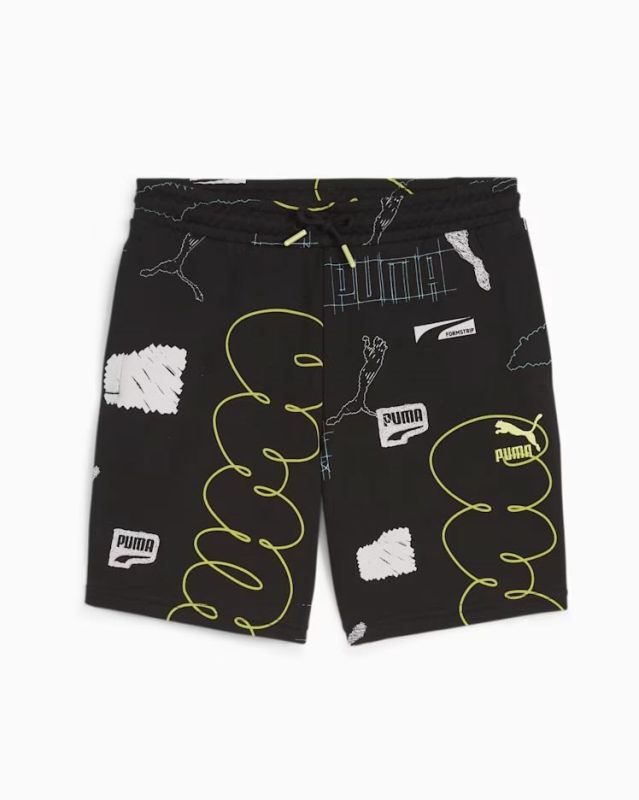 Product: SHORT CLASSICS BRAND LOVE AOP 8" TR BLK