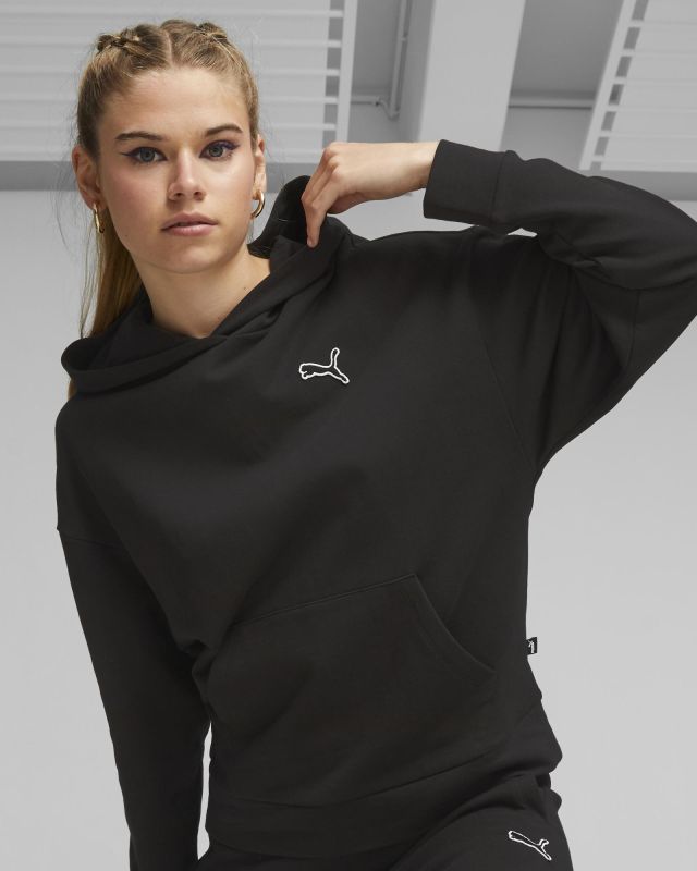 Product: PUMA - SWEAT DA DONNA CON CAPPUCCIO BETTER ESSENTIALS HD TR - 675988-01 (1 of 4)