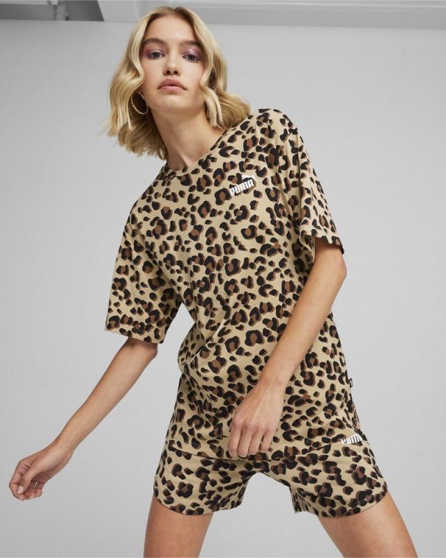 Product: PUMA - T-SHIRT MM ESS+ ANIMAL RELAXED AOP TAN DA DONNA - 677925-83 (1 of 2)