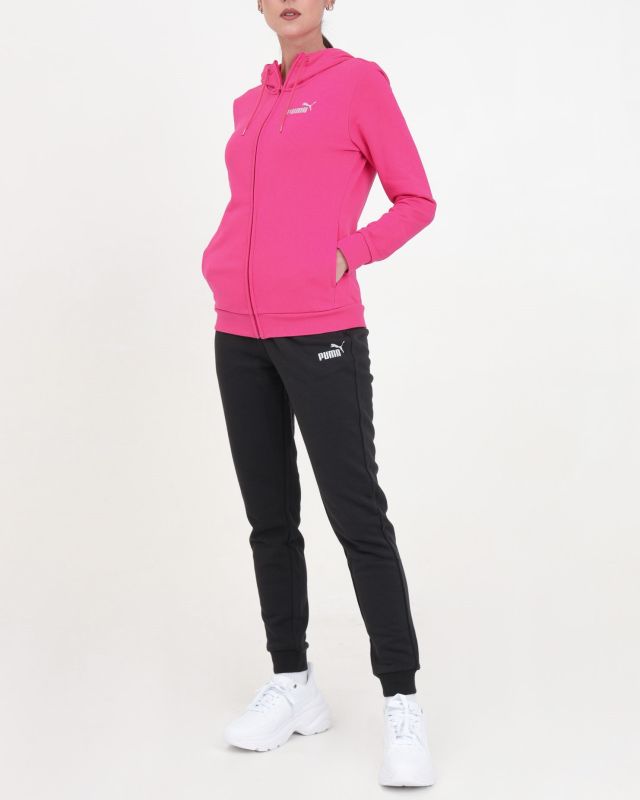 Product: PUMA - JACKET CON CAPPUCCIO ESS+ GLITTER FZ HD TR DA DONNA - 682101-48 (1 of 7)