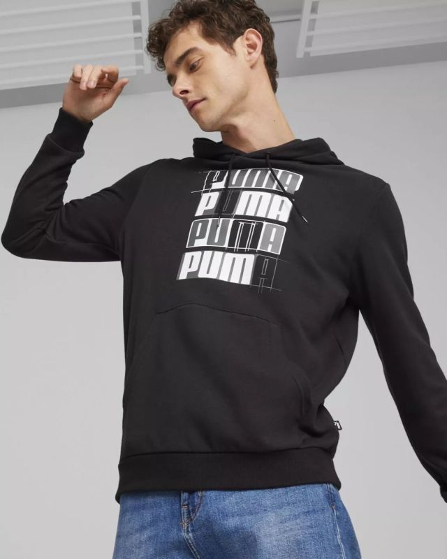 Product: PUMA - SWEAT CON CAPPUCCIO ESS+LOGO LAB HD TR DA UOMO - 678978-01 (1 of 3)