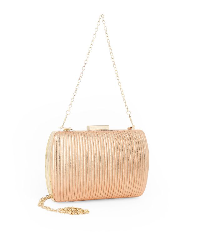 Product: DIVAS - Clutch rose gold con doppia catenella (1 of 4)