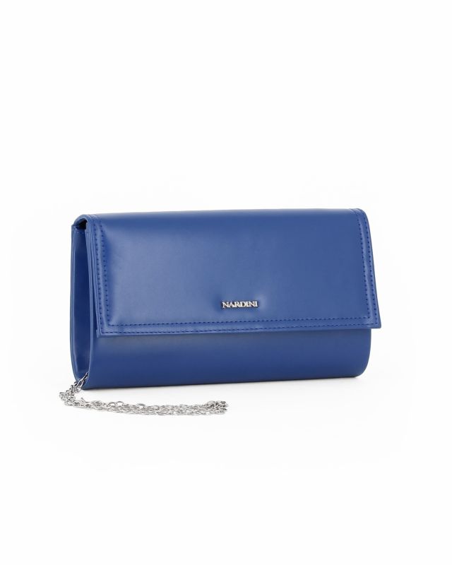 Product: NARDINI - Pochette blu con patta (1 of 4)