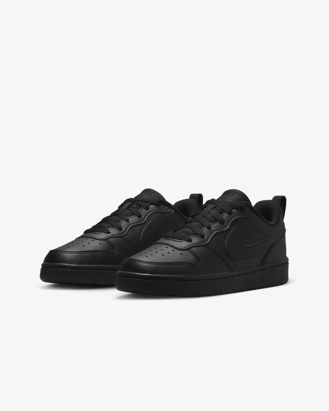 Product: NIKE - SCARPA NERA COURT BOROUGH LOW RECRAFT  NUMERATA GS - DV5456-002 (1 of 5)