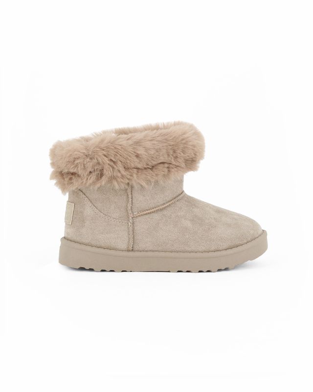 Product: ENRICO COVERI - Stivaletto beige da bambina con pelliccetta interna (1 of 4)