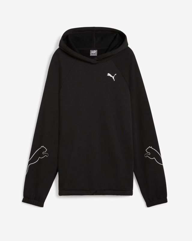 Product: PUMA - FELPA CON CAPPUCCIO NERA MOTION HD FL DA DONNA - 681681-01 (1 of 2)